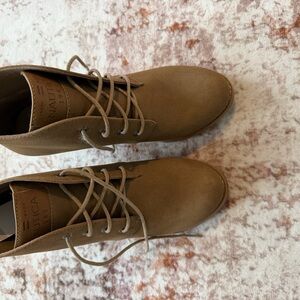 Nautica Women’s Tan Chukka Boots